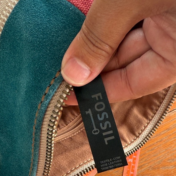 Fossil Colorful Patchwork Crossbody Bag - Picture 12 of 14